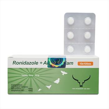 قرص ضد انگل پرنده کبوتر مرغ رونیدازول.jpg